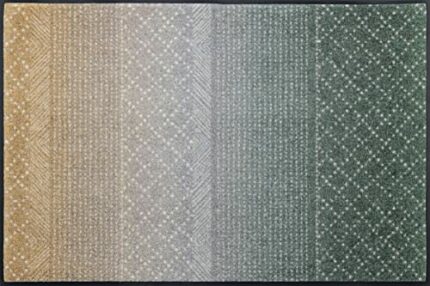 wash+dry Doormat Green Desert 75 x 120 cm Washable for Indoor and Outdoor Use