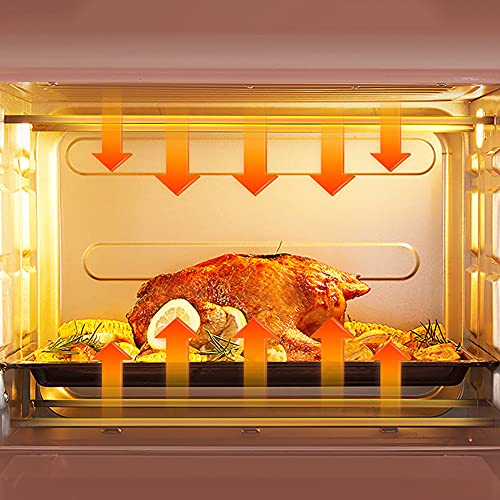 JJINPIXIU Multi-function Oven, 42L Large-capacity Electric Oven, Three-layer Roasting Position, With Bakeware Grilling Net, Intelligent Household