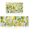 2 Pieces Lemon Kitchen Rugs Set Kitchen Mats Non Slip Rubber Backing Area Rug Lemon Doormat Washable Indoor Outdoor Floor Mats Country Kitchen De