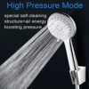 Y-home Shower Head with High Pressure Mode, Self-cleaning Handheld Showers for Hard Water Area