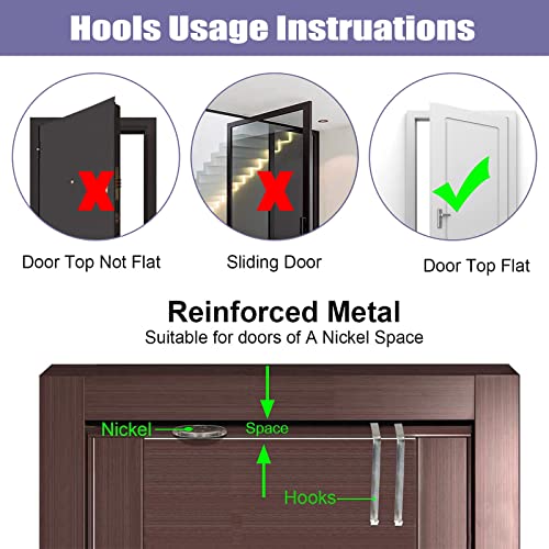 Newthinking Hanging Shoe Storage, Door Hanging Shoe Rack with 24 Large Pockets and 4 Hooks, Hanging Shoe Rack Holder Organiser for Back of Door (