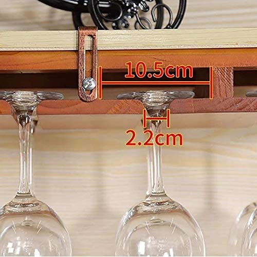 DLOETT Wood Household Wine Rack Bottle Wine Holder Wine Bottle Storage Rack Bar Display Shelf Drinking Holder
