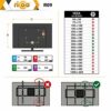 RICOO TV Wall Bracket Mount tilt and flat approx 32-65 Inch LED LCD OLED Screens R09 Universal for VESA 200x200-400x400 Black
