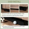 2 Rolls Toy Blocker for Under Couch Adjustable Bumper for Under Furniture Under Bed Blocker for Pets Under Couch Blocker Bed Bumper Stop Things f