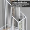 AANAN Umbrella Stands,Nordic Modern Umbrella Stand - Hollow Out, Free Standing Umbrellas Holder Support with Water Tray, Hallway Hall Entryway Um