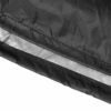 Broco Garden Waterproof UV Proof Deck Box Cover Storage Box Protective Cover 123x62x55cm (Black)