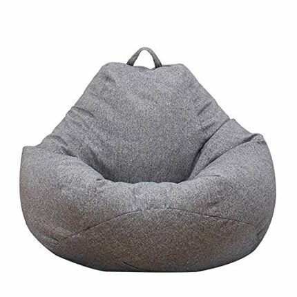 Jetcloud Bean Bag Chair Cover,Adults Large High Back Bean Bag Sofa Cover Recliner Gaming Storage Bag for Indoor Outdoor BeanBag Chair,No Filling