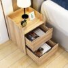 CZDYUF Bedside tables bedside table cupboard bedside table stackable side table coffee table end wood table storage table shelves pedestal econom