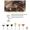 Stylish Simplicity Down Wine Glass Rack Stylish Simplicity Industrial Retro Wine Glass Stylish Simplicity Rack Adjustable Bar Floating Wine Glass