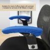 Vikye Chair Arm Covers, Chair Arm Protector Made of 92% Polyester and 8% Spandex Suitable for Most of Office Chairs(Blue)