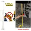 TYESTAND ST-1 Undermount Sink Support Brackets Stainless Steel and Aluminum Adjustable Sink Legs Installation and Repair System Kit For Kitchen S