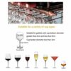Stylish Simplicity Down Wine Rack Vintage Wrought Iron Wine Rack Bar Wine Rack Glass Wine Glass Holder Household Goblet Rack - Restaurant Kitchen
