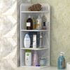 DINGZZ Waterproof Toilet Bathroom Cabinet Floor Tripod Washstand Storage Free Punching Storage Washbasin Corner