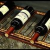 SUCHETA Hanging Wine Rack with Glass Holder and Shelf, Hanging Wine Racks Ceiling Mounted Wine Bottle Holder Metal Iron Stemware Racks Wine Glass