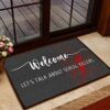 Agriism Door Mat Indoor Entrance Porch Welcome Funny Non Slip Rugs To Knock Aand Get The German Shepherds Involved Doormat Home Decor Home Decor