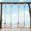 2Pcs Tree Swing Rope Length Adjustable Hanging Kit, Nylon Hammock Chair Strap Indoor Outdoor Swing Attachment (Max load 700lbs)