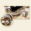 Stylish Simplicity Silver Leaf Shape Wine Rack Decoration Modern Art Creative Decoration European Living Room Desktop Bar New House Wine Cabinet