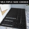 Yimobra Outdoor Mat Front Door Entrance Doormat, Heavy Duty Welcome Mat, Water Absorbent Rug for Inside Outside, Easy Clean, Non Slip, Durable Ru