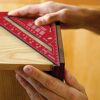7 inch Carpenters Speed Square Metric,Roofing Rafter Square,Thickened Aluminum Alloy Triangle Ruler Protractor,Layout Tool Kit for Builders Joine