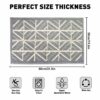YOKUPOTAC Door Mats Indoor, 50 x 80 cm Doormats Non Slip, Dirt Trapper Doormat for Front Door, Heavy Duty Dog Door Mat Washable, Low-Profile Abso
