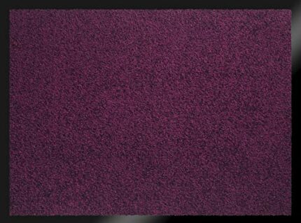ID Mat Mirande Plum Doormat, Nylon fibers on rubberized PVC sole, Purple, 60 x 80 cm