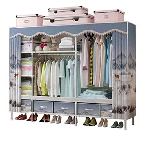 JYDQM Dresser for Cabinet Wardrobe Storage Closet for Bedroom Furniture Wardrobe Cabinet Storage Children's Wardrobe Space