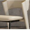 LUKEO Dining Chairs Backrest Dining Room Metal Chairs Kitchen Furniture Lounge Chair