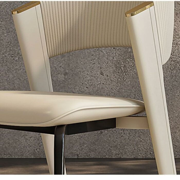 LXXSH Dining Chairs Backrest Dining Room Metal Chairs Kitchen Furniture Lounge Chair