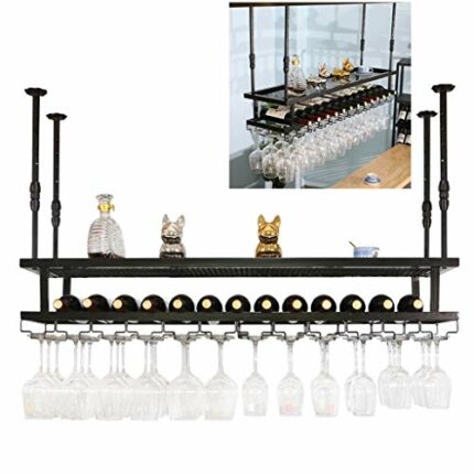 Stylish Simplicity Ceiling Stylish Simplicity Down Wine Bottle Rack Stylish Simplicity Industrial Retro Metal Stylish Simplicity Goblet Rack Crea