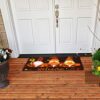 URFEDA Decorative Doormat Autumn Harvest Seasonal Thanksgiving Floor Entrance Door Mat Thanksgiving Doormat Welcome Doormat for Outdoor Front Doo