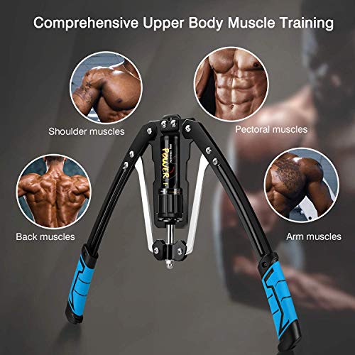 Depmog Double Spring Power Twister Exercise Bar Adjustable Resistance For Upper Body Arm Strength Weight Training At Home Fitness Adjustable Resi