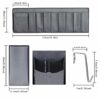 UNKAO Rv Shoe Storage Pockets,Hanging Shoe Organizer with Extra Large Pocket,Shoe Storage Organizer,Hang On The Bed and Rv for Shoes Toys Tools A