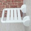 Bath Stools,Wall-Mounted Folding Bathing Stool Bathroom Shower Chair Toilet Safety Non-Slip Seat Stainless Steel Shower Bench,for The Elderly Dis