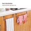 HIGOH Towel Racks, Towel Rail for Bathroom,5Pcs Stainless Steel Telesbath Towel Holder,Bathroom Towel Bar,Wall Mounted Towel Hanger,Single Hook D