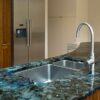 Gifts And Artefacts 30 x 48 Inches Labradorite Stone Resin Art Dining Table Top Rectangle Shape Marble Sofa Center Table for Office Furniture Dec