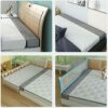 Custom Size Foam Mattress Pillow for Bed Gap Filler Expansion, Long Tight Seam Bed Gap Mattress, Rectangular Filler Pillow, Soft Headboard Pillow