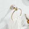 HIGOH Towel Racks,Towel Holder Bath Towel Holder, Bathroom Hand Towel, Towel, Wall Mounted Stainless Steel Kithen Washroom Bath Towel Holder Hang