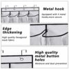 ZEACCT 1 Pcs Hanging Shoe StorageHanger, Shoe Rack Over Door Storage, Closet Hanging Organizers, 24 Pockets Hanging Storage Over the Door, Door S