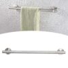 Towel Bar, Bathroom Towel Bar Rail, Wall Mounted Towel Holder Towel Hanger, Stainless Steel Towel Rack for Bathroom Toilet Kitchen Laundry, 45cm