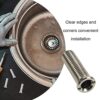 TAORANJU 2 Pcs Sink Fastening Accessories 45mm Sink Basket Screw Wash Basin Screw Sink Bolt Screw for Kitchen Bath Fixtures