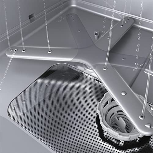 KKYKP Dishwasher Table Dishwasher Automatic Smart Integrated Portable Dishwasher No Installation Required (Color : Black, Size : 426 * 427 * 460m