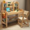 ZCMEB Design Home Furniture Wooden Study Desk Office Desk With Storage Book Own Wooden Adjustable (Color : D, Size : 100cm)