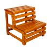 CHEWO Bath Stools,Step Stools,Rubber Step Stool Bathtub Stool 2 Stair Ladder Bathroom Step Stool Mat