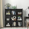 HOMIDEC Cube Bookcase, 9 Cube Storage Unit Bookshelf Storage Cube Organiser Multi-Use DIY Storage Cube Shelf for Books, Toys, Clothes, Tools