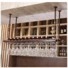 Stylish Simplicity Industrial Wine Glass Stylish Simplicity Frame Retro Iron Inverted High Glass Cup Holder Kitchen or Office Tableware Bottle Ho