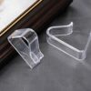 24pcs Plastic Tablecloth Clips, Transparent Picnic Tablecloth Clips for Outdoor Tables Large Table Cloth Holder Table Cover Clips for Christmas H