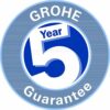 GROHE Grohtherm - Concealed Shower Set for Final Installation with Aquadimmer (Shower Arm 286 mm, 1 Spray 21 cm Head Shower, 2 Sprays 10 cm Hand