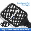 VEHHE Shower Head (NOT for Electric Showers), 7 Spray Modes Shower Heads, Large Universal Shower Head with Non-Clogging Silicone Nozzles, Single