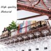 EYLINK Wine Racks,Wall Holder | Hanging Wine Glass Holder Metal | Vintage Wine Bottle Holder | Rustic Wall Mounted Wine Holder Wine Cooler | Wall
