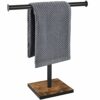 BCOZLUX Hand Towel Holder Stand, Bathroom Hand Towel Rack with Weighted Base, T-Shape Standing Towel Racks, Farmhouse Countertop Towel Stand for